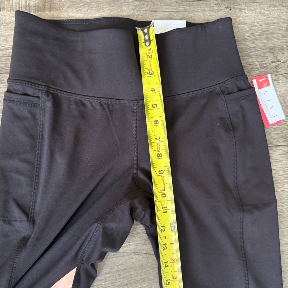 Livi Active Black and Pink Dynamic Leggings#35 - Picture 3 of 6